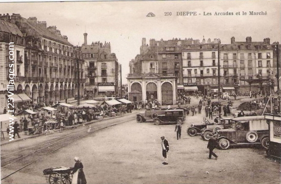 Carte postale de Dieppe