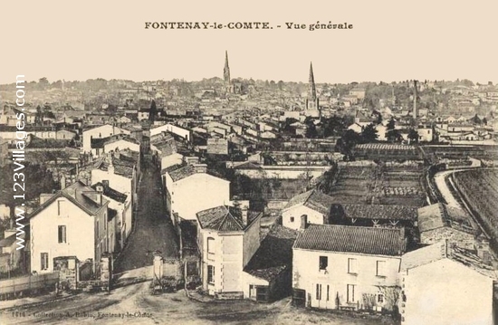 Carte postale de Fontenay-le-Comte