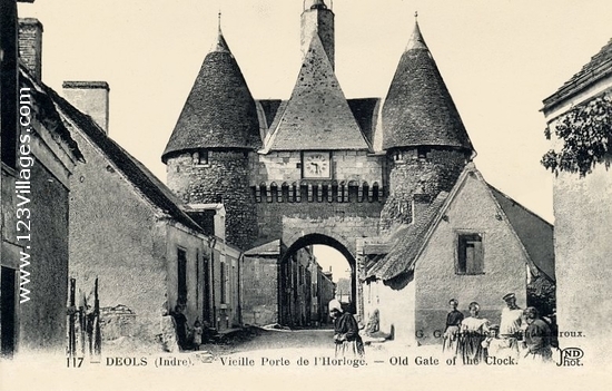 Carte postale de Déols