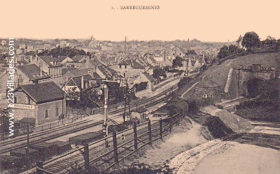 Carte postale de Sarreguemines