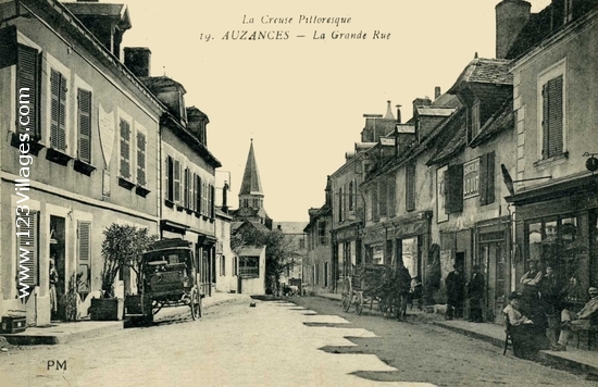 Carte postale de Auzances