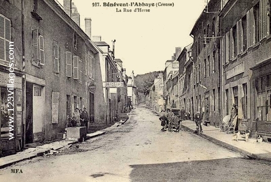 Carte postale de Bénévent-l Abbaye