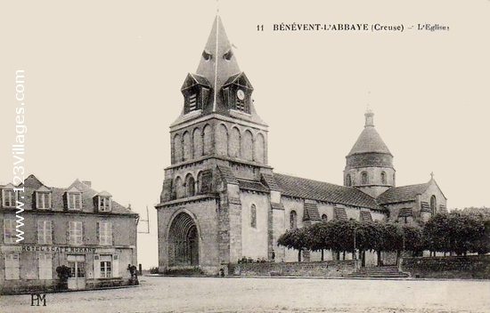 Carte postale de Bénévent-l Abbaye