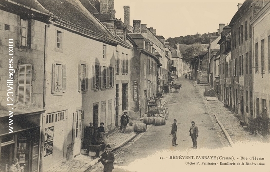 Carte postale de Bénévent-l Abbaye