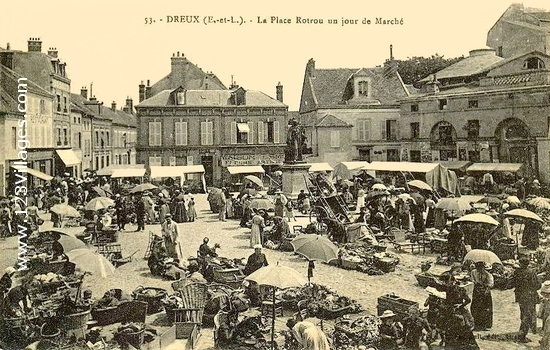 Carte postale de Dreux