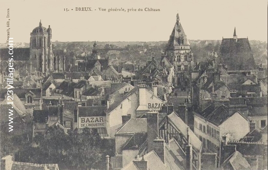 Carte postale de Dreux