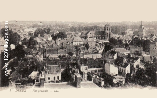 Carte postale de Dreux