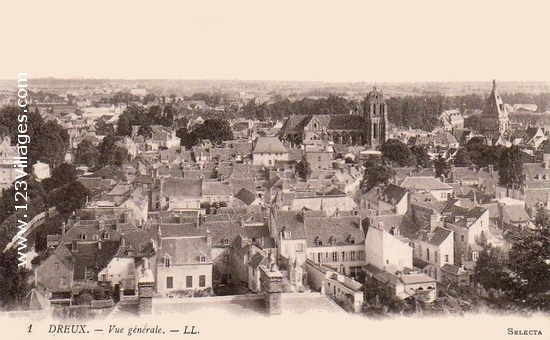 Carte postale de Dreux