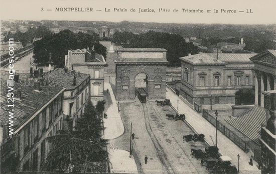 Carte postale de Montpellier