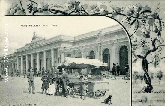 Carte postale de Montpellier