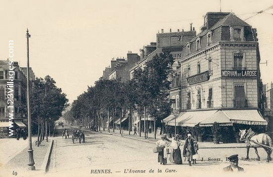 Carte postale de Rennes