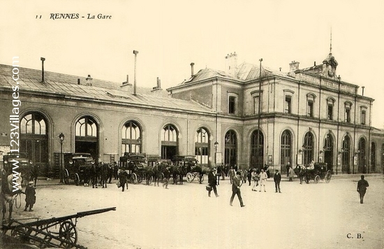 Carte postale de Rennes