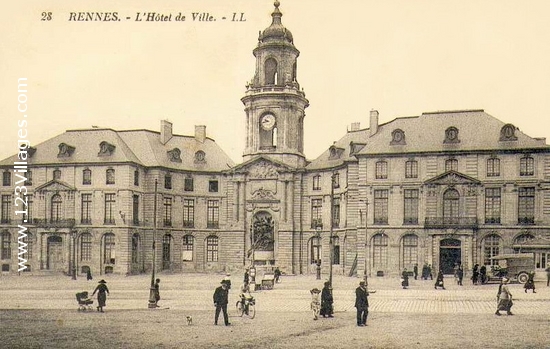 Carte postale de Rennes