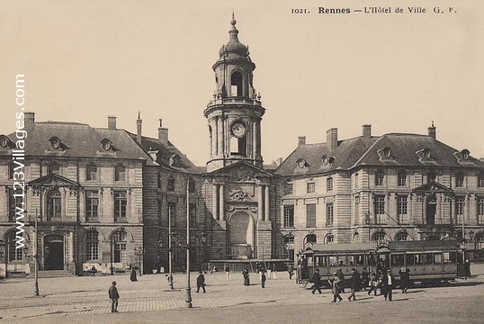 Carte postale de Rennes