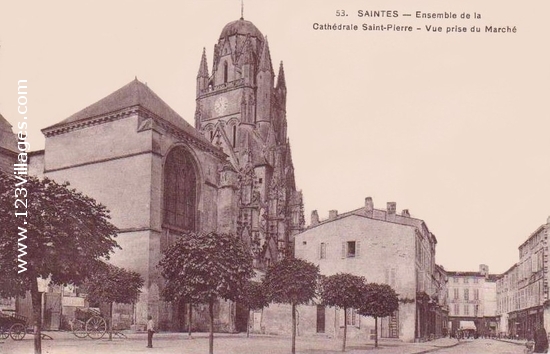 Carte postale de Saintes