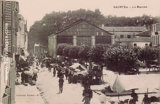 Carte postale de Saintes