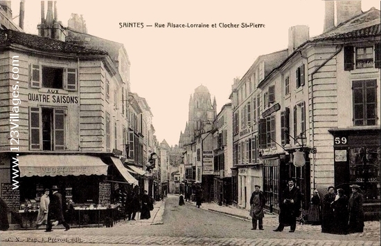 Carte postale de Saintes