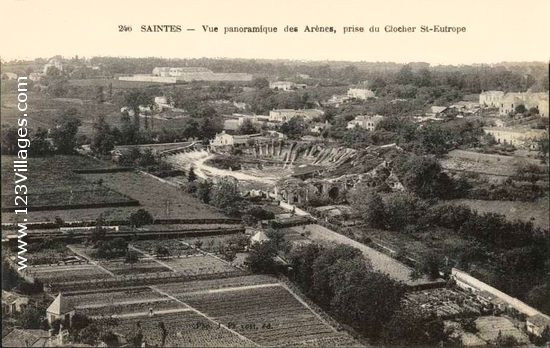 Carte postale de Saintes