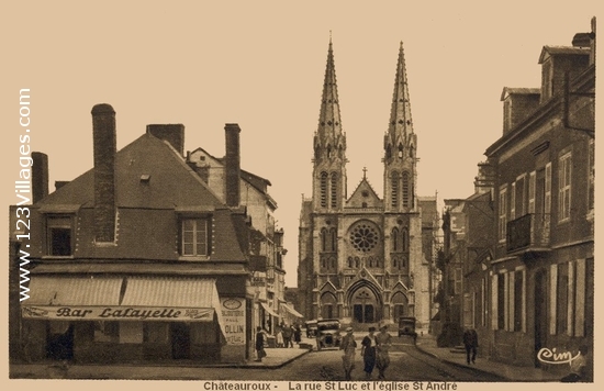 Carte postale de Châteauroux