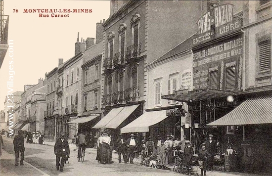 Carte postale de Montceau-les-Mines