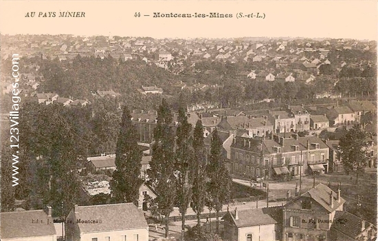 Carte postale de Montceau-les-Mines