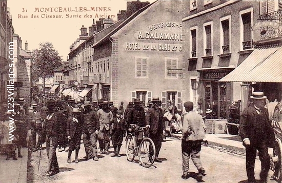 Carte postale de Montceau-les-Mines