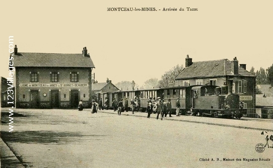 Carte postale de Montceau-les-Mines