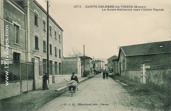 Carte postale de Sainte-Colombe