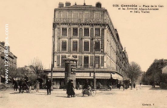 Carte postale de Grenoble