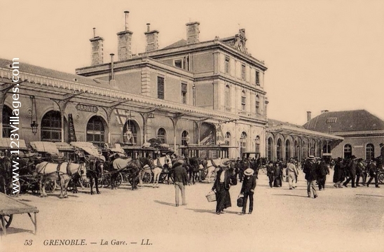 Carte postale de Grenoble