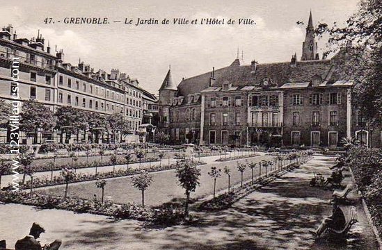 Carte postale de Grenoble