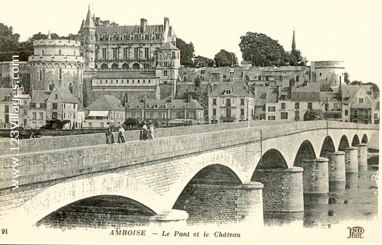 Carte postale de Amboise