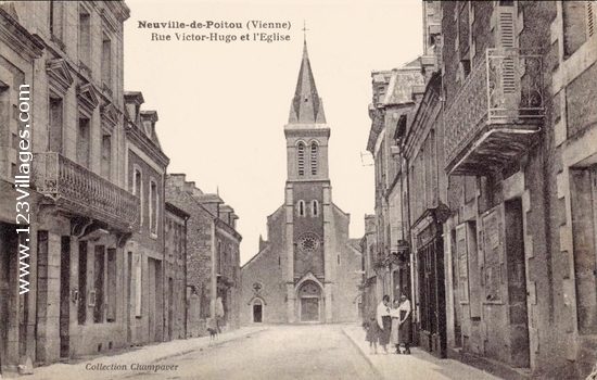 Carte postale de Neuville-de-Poitou