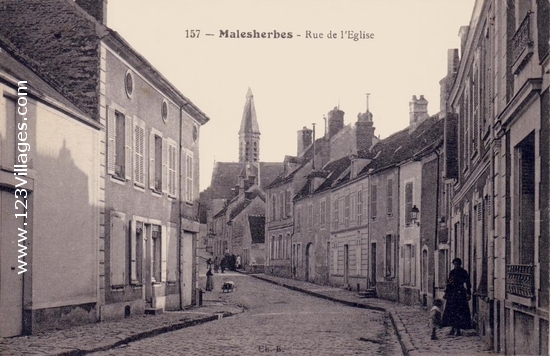 Carte postale de Malesherbes