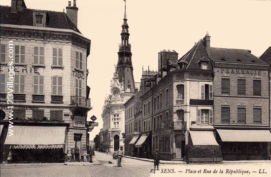 Carte postale de Sens