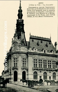 Carte postale de Sens