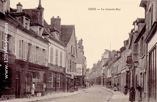 Carte postale de Sens