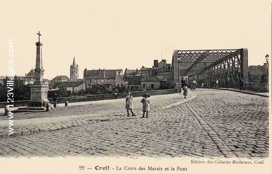 Carte postale de Creil