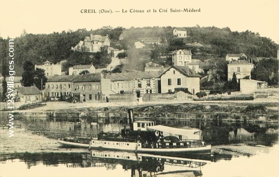 Carte postale de Creil