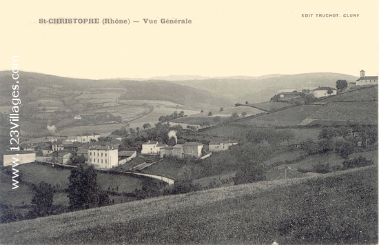 Carte postale de Saint-Christophe