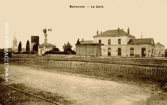 Carte postale de Marennes