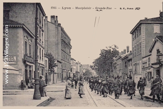 Carte postale de Lyon 