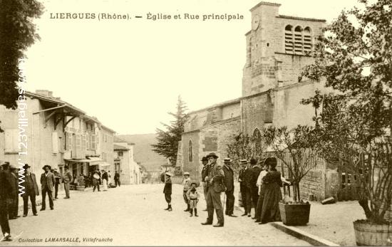 Carte postale de Liergues