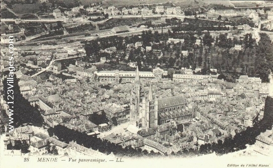 Carte postale de Mende