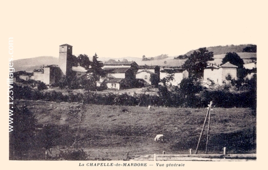 Carte postale de La Chapelle-de-Mardore