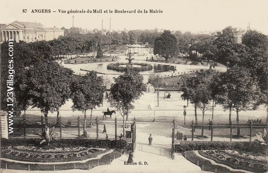 Carte postale de Angers