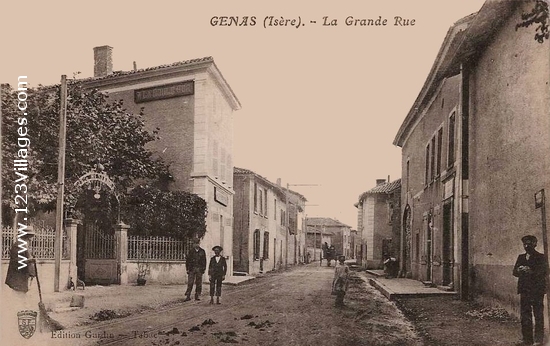 Carte postale de Genas