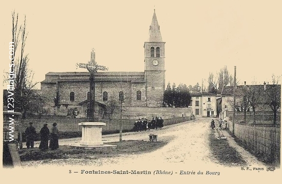 Carte postale de Fontaines-Saint-Martin