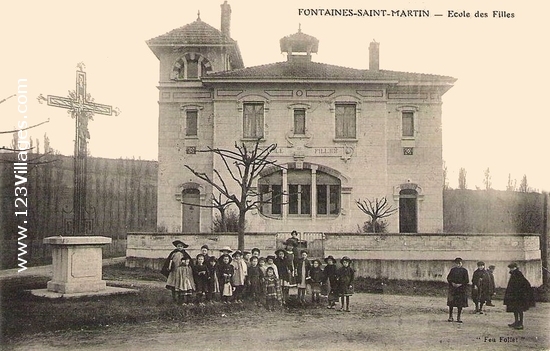 Carte postale de Fontaines-Saint-Martin