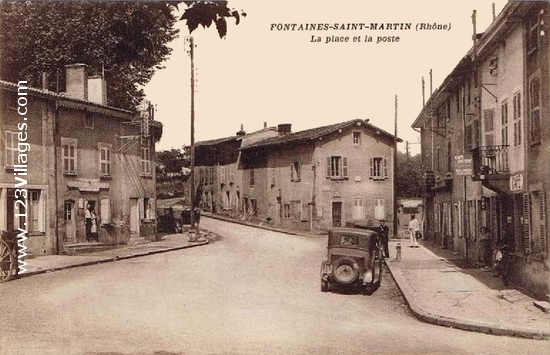 Carte postale de Fontaines-Saint-Martin